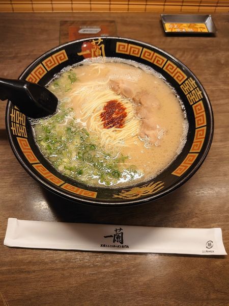 「天然豚骨ラーメン」@一蘭 静岡駅前店の写真
