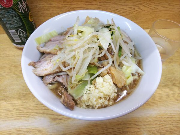 「小豚(少なめ)」@ラーメン二郎 環七新新代田店の写真