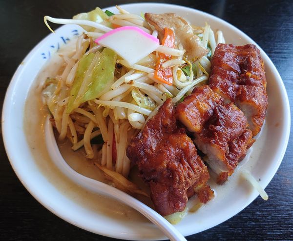 「排骨タンメン(960円+税)」@極濃湯麺シントミ 本庄インター店の写真