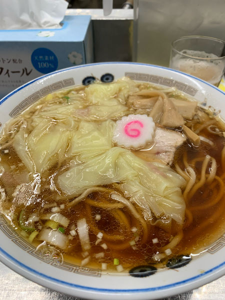 「ワンタンメン」@中華そば みたかの写真