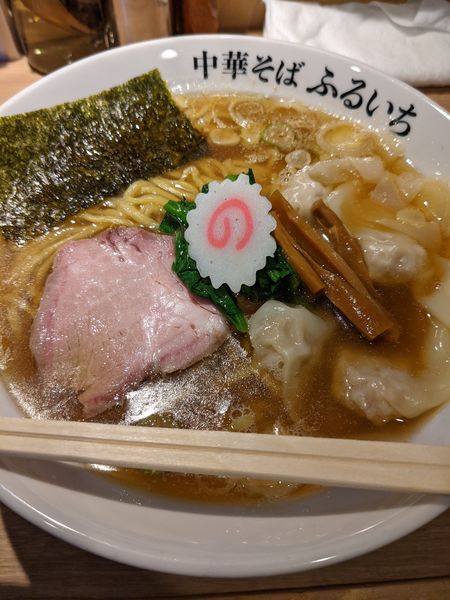 「ワンタン中華そば」@中華そば ふるいちの写真