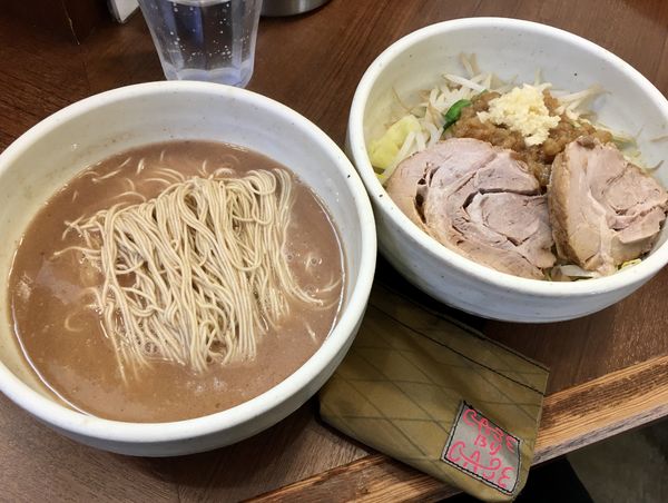 「バリカタらーめん＋ブタベジ（野菜大盛）」@麺処 一笑の写真