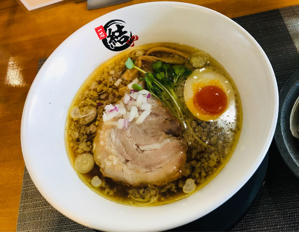 「中華背脂とチャーハンセット」@一芯 結の写真