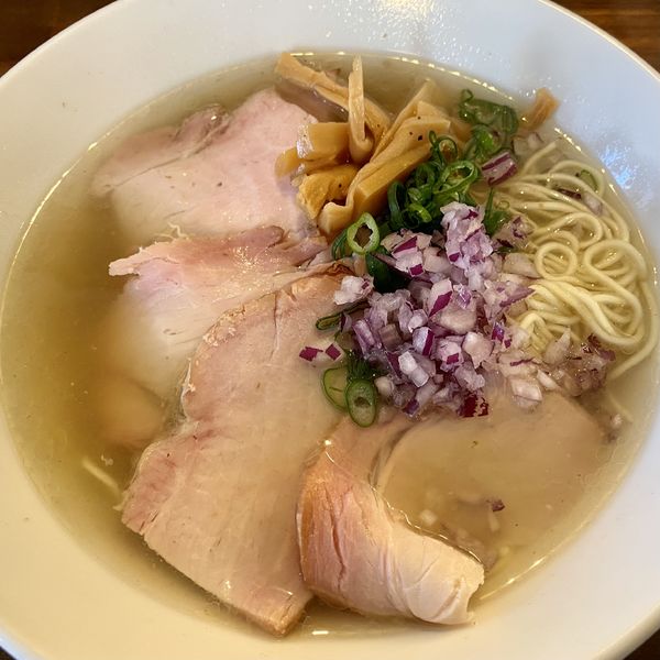 「チャーシュー麺（塩）」@鳥長水産の写真