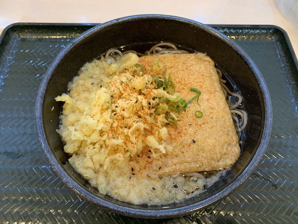 「きつねそば 410円+excise」@めん家 経塚シティ店の写真