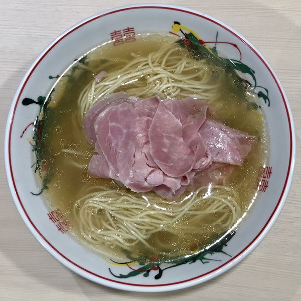 「アサヒスーパードライ → 塩ラーメン」@ぷれじでんとの写真