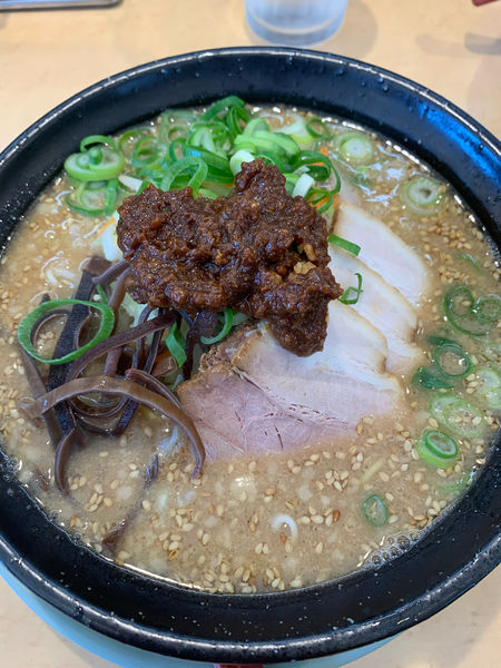 「濃厚とんこつ味噌ラーメン」@ラーメン食堂 一生懸麺の写真