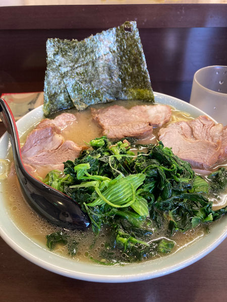 「チャーシューメン　ほうれん草増し」@ラーメンショップ 二ツ橋店の写真