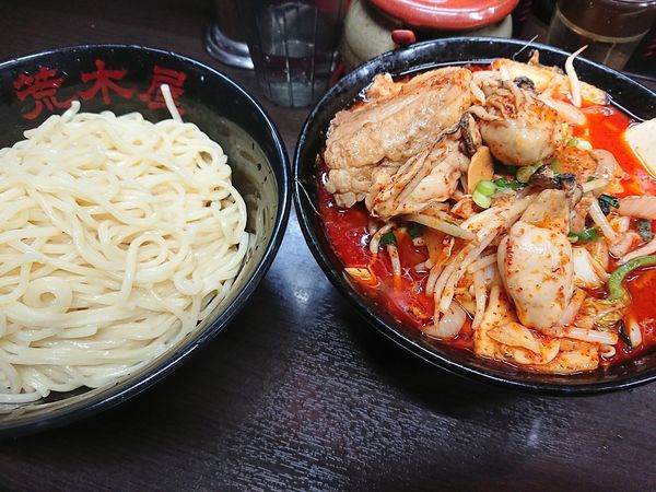 「牡蠣冷やし味噌野菜」@元祖旨辛系タンメン 荒木屋の写真