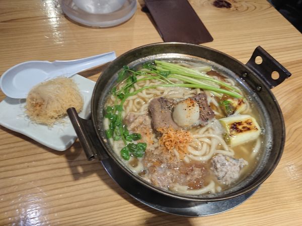 「限定 鍋焼きらうどん8代目リマスター大 1050円」@中華そば ひらこ屋 㐂ぼしの写真