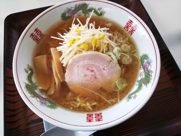 「大鰐温泉もやしラーメン　650円」@さかえ食堂の写真
