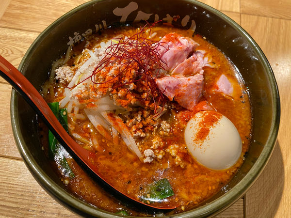 「旨辛味噌らーめん」@味噌らーめん 柿田川ひばり 恵比寿本店の写真