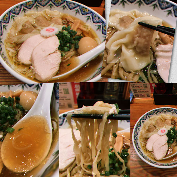 「【2月限定】鶏の特製中華そば〜とりわんたんのせ〜1210円」@らぁ麺屋 つなぎの写真