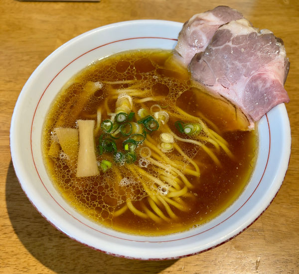 「中華そば醤油（水と鶏）900円」@麺食堂 88の写真