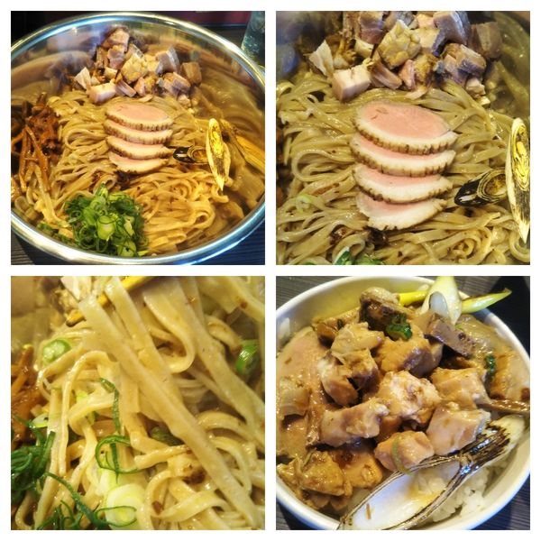 「鴨油とエシレバターの油そば+大盛り+ライス」@柳麺 呉田-goden-の写真