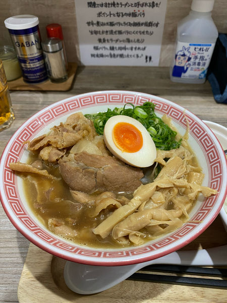 「徳島ラーメン(全部増し)＋小ライス」@徳島NOODLE ぱどるの写真