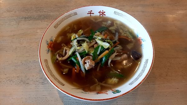 「醬油タンメン」@千休の写真