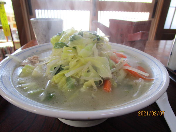 「タンメン 660円」@おそば まるか家の写真