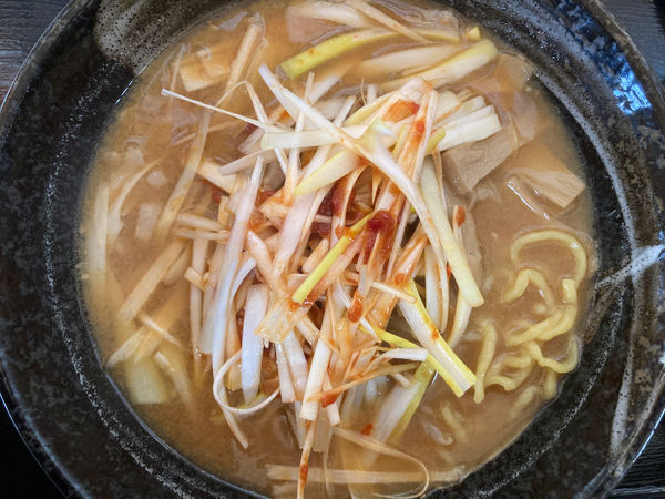 「ネギ味噌ラーメン 700円」@源食堂の写真