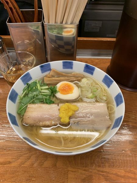「和風柚子拉麺:730円」@麺屋ひょっとこの写真