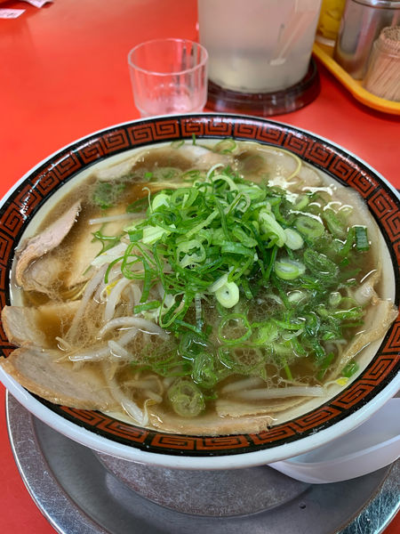 「中華そば（大盛）」@もっこす 石屋川店の写真