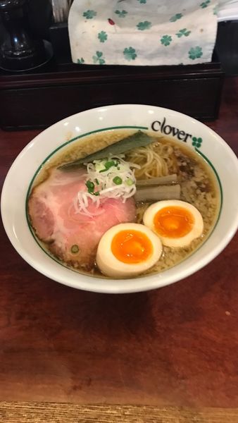 「ニボラーメン＋煮玉子」@らあめんCloverの写真