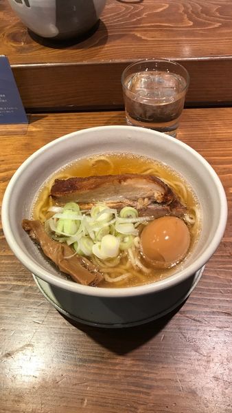 「ラーメンmacro＋味玉」@人類みな麺類 東京本店の写真