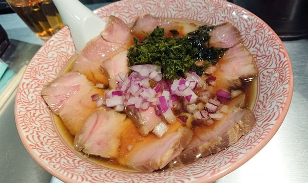 「チャーシュー端麗煮干手もみ麺」@麺や べらぼうの写真