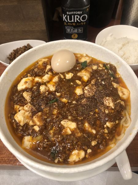 「麻婆麺＋味玉」@SHIBIRE NOODLES 蝋燭屋の写真