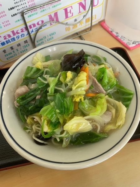 「うまにそば 500円」@中華料理 タカノの写真