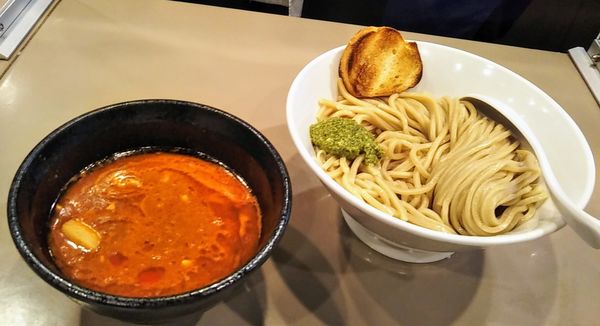 「海老トマトつけ麺」@つけ麺 五ノ神製作所の写真