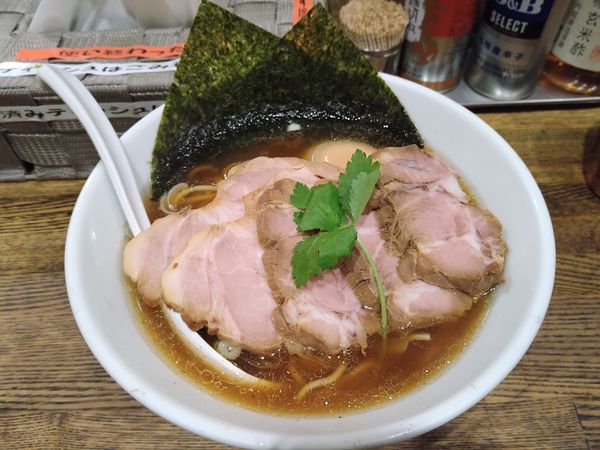 「特製平子煮干しそば　¥1,000」@新橋 纏の写真
