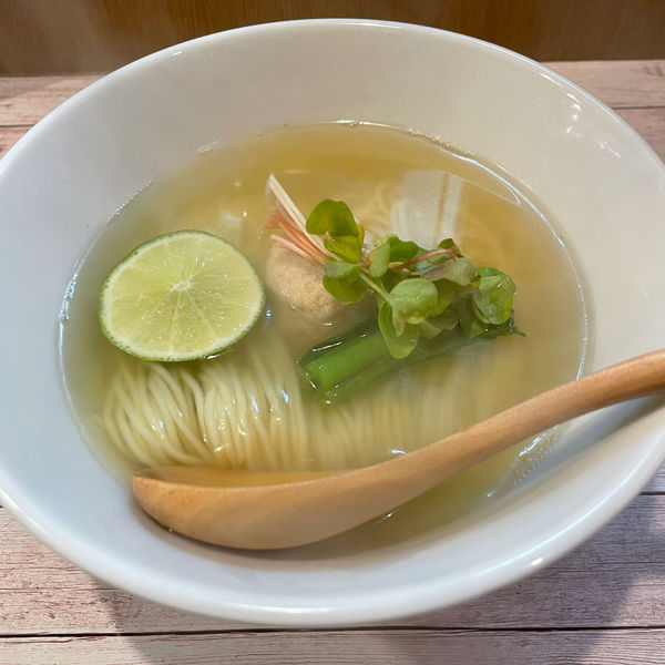 「鴨塩そば」@世田谷中華そば 祖師谷七丁目食堂の写真