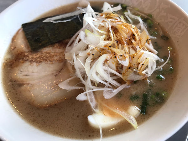 「豚そば銀次郎（シャキネギ）」@らあめん花月嵐 ひたちなか高場店の写真