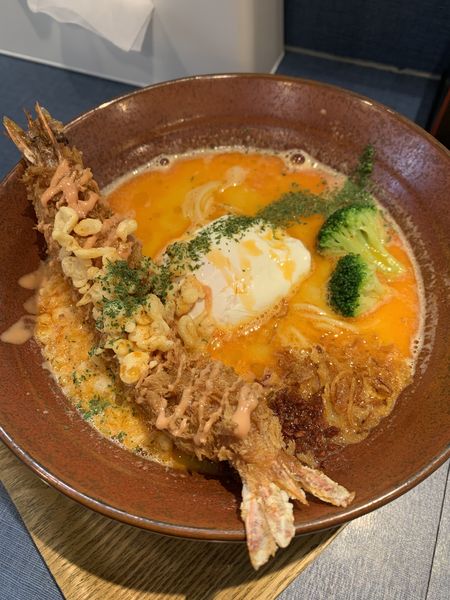 「海老白湯そば 980円」@麺巧 潮の写真