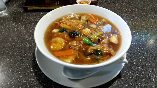 「五目あんかけ汁そば（９２１円）」@中国菜酒家 華厨謝の写真