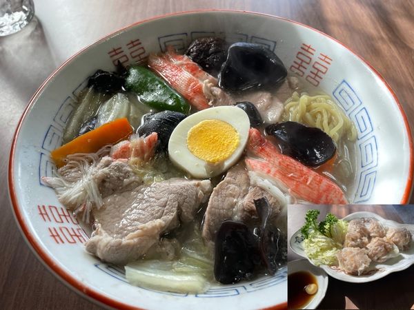 「五目そば680円、シューマイ430円」@喜千の写真