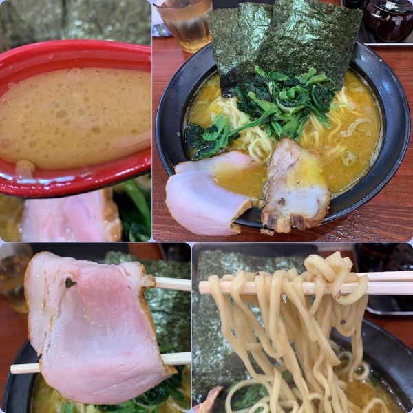 「らーめん¥750+中盛¥100+トロトロバラ肉1枚¥50」@横浜家系らーめん 天王家 寒川総本店の写真