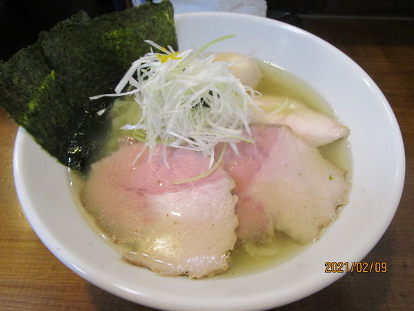「雲龍風虎（特製塩）縮れ麺 1000円」@麺屋 龍の写真