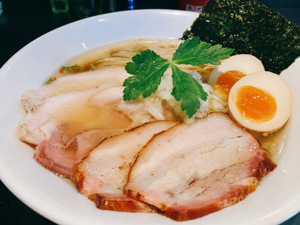 「塩チャーシューそば 味玉」@つけ麺 中華そば アンタイNOODLESの写真