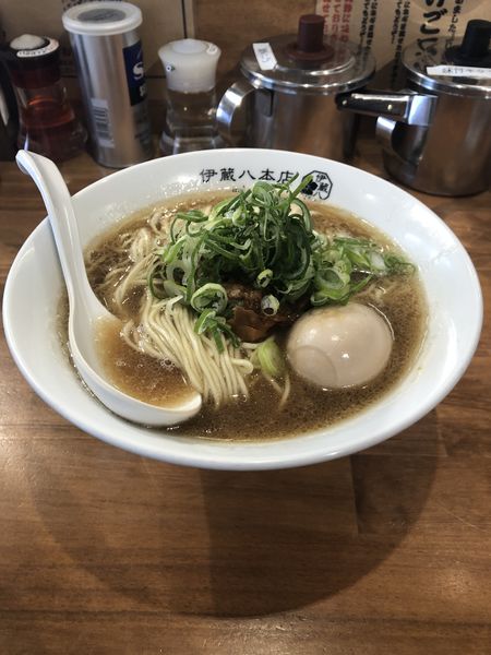 「鷄の濁りそば＋味玉＋大盛り」@中華そば つけそば 伊蔵八 本店の写真