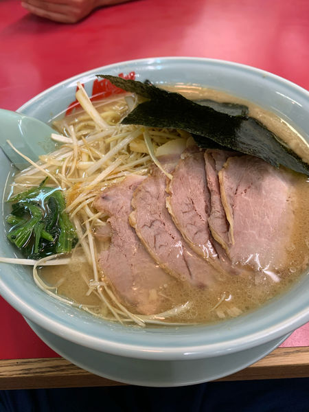 「ネギチャーシュー麺（大盛）」@ラーメン山岡家 明石店の写真