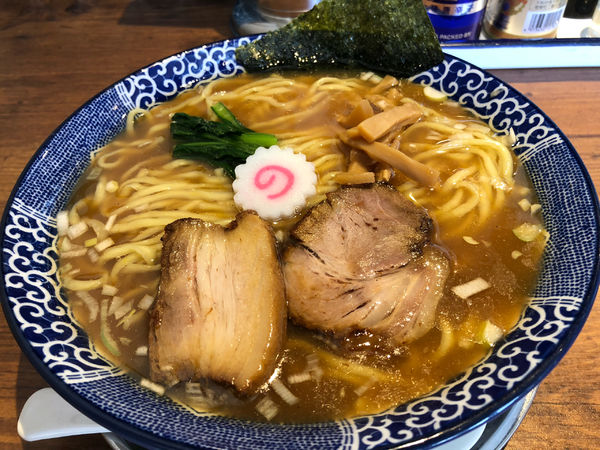 「中華そば大盛850円+100円」@ハマカゼ拉麺店の写真