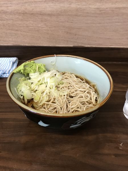 「冷やしかけそば350円」@船堀そば 文殊の写真