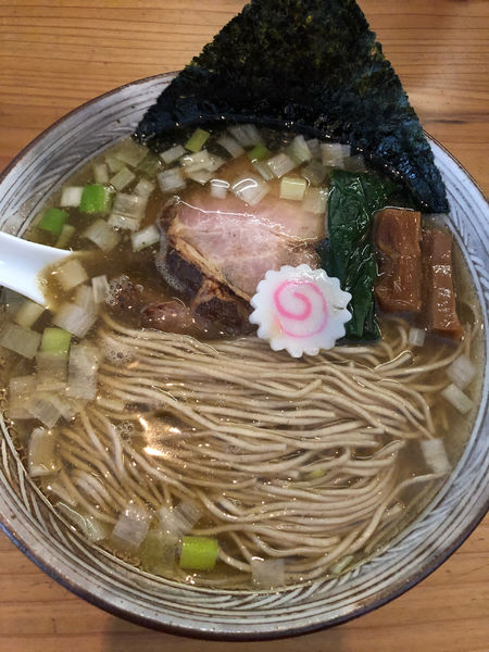 「だしそば　しお　800円」@だし・麺 未蕾の写真