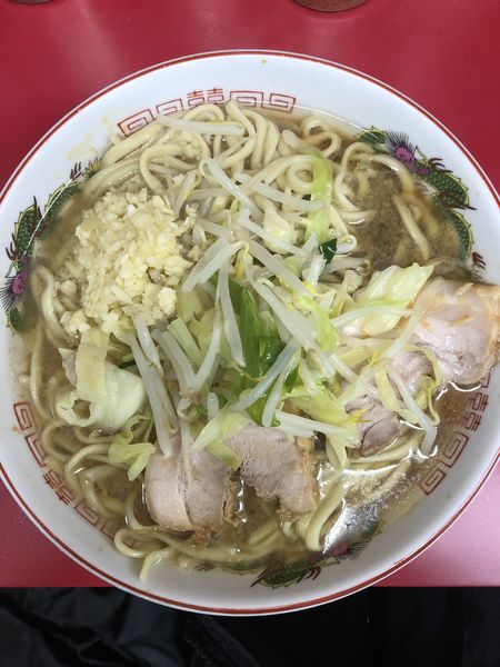 「小ラーメンヤサイ少なめニンニク」@ラーメン二郎 湘南藤沢店の写真