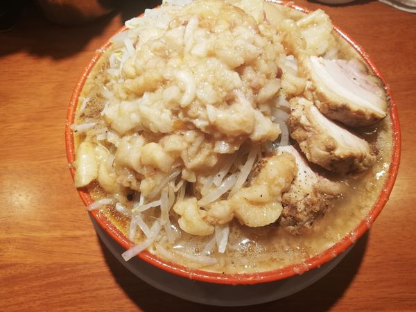 「らーめん アブラマシ・カラメ」@らーめん バリ男 豊洲店の写真