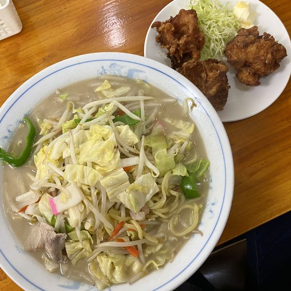 「チャンポン(半からセット)」@長崎亭の写真