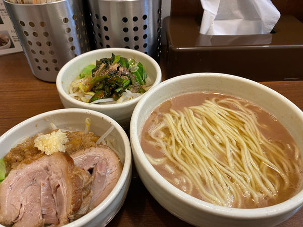 「シビベジ＋国産大判チャーシュー」@麺処 一笑の写真