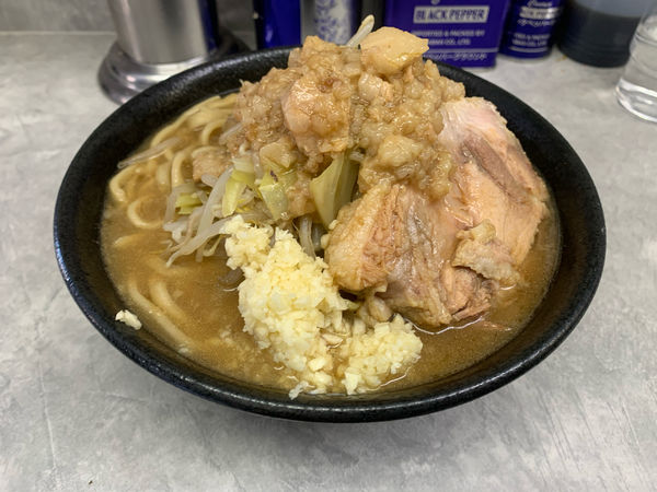 「国産豚ミニラーメン」@豚仙人 吉野町本店の写真